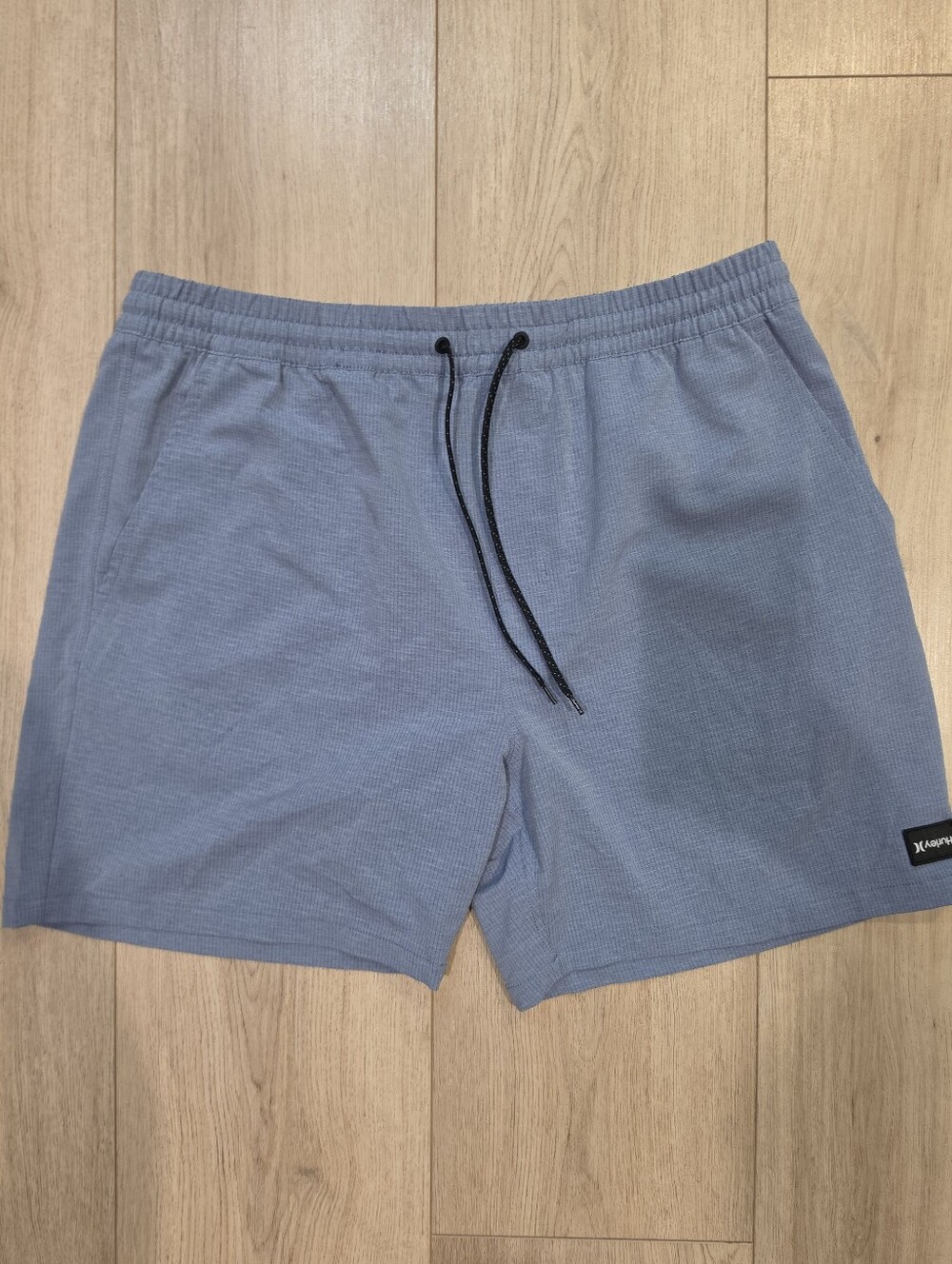 Hurley Men's XXL Blue Hybrid Performance Stretch Shorts Drawstring